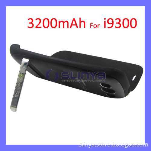 3200mAh Backup External Power Bank Battery Case Cover Charger with Stand for Samsung Galaxy S3 I9300 (BATTERY-405)